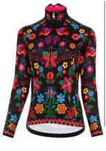 Load image into Gallery viewer, Cycology Quality Womens Cycling Windproof Jacket - Design Black Frida