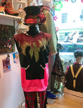 Load image into Gallery viewer, Sparkle flames 🔥 Custom Made, Oversize,Hooded Top