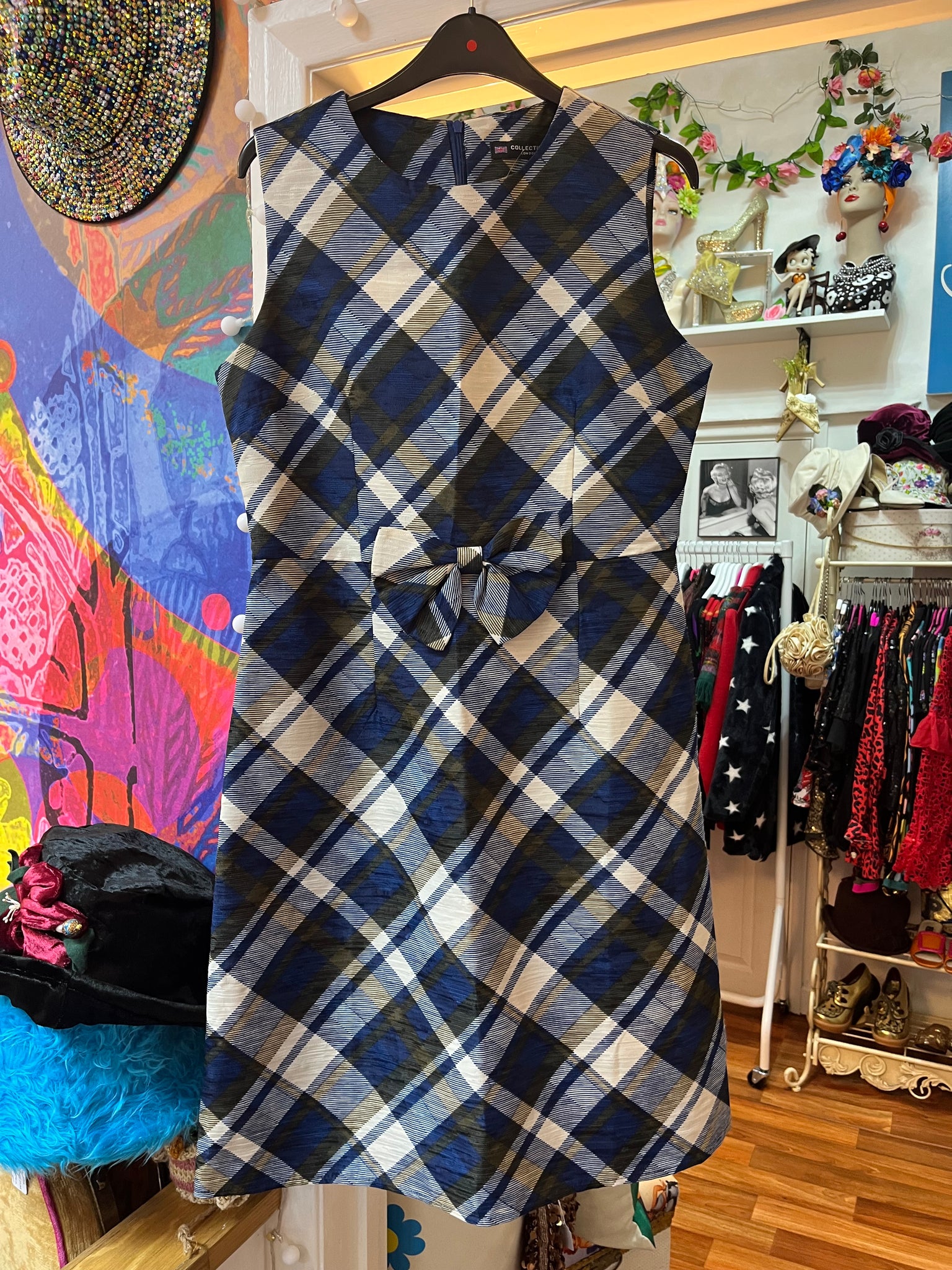Tartan Mod Style Dress – Quirky Bird Vintage & Retro Fashion