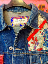 Load image into Gallery viewer, Quirkybird Customised &amp; ReWorked “Betty Boop”denim jacket
