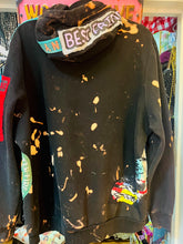 Load image into Gallery viewer, Red Mutha Custom ReWorked Vintage Black “sunflower” Hoodie
