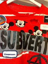 Load image into Gallery viewer, Red Mutha Custom ReWorked punk Style Micky Vintage Jumper
