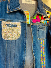 Load image into Gallery viewer, QuirkyBird Custom ReWorked Denim Jacket Twiggy
