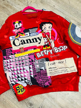 Load image into Gallery viewer, Red Mutha Custom ReWorked Betty Boop Sweat
