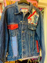 Load image into Gallery viewer, Quirkybird Customised &amp; ReWorked “Betty Boop”denim jacket

