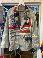 Load image into Gallery viewer, Red Mutha Punk Street Style Custom Re Worked Vintage Jacket.
