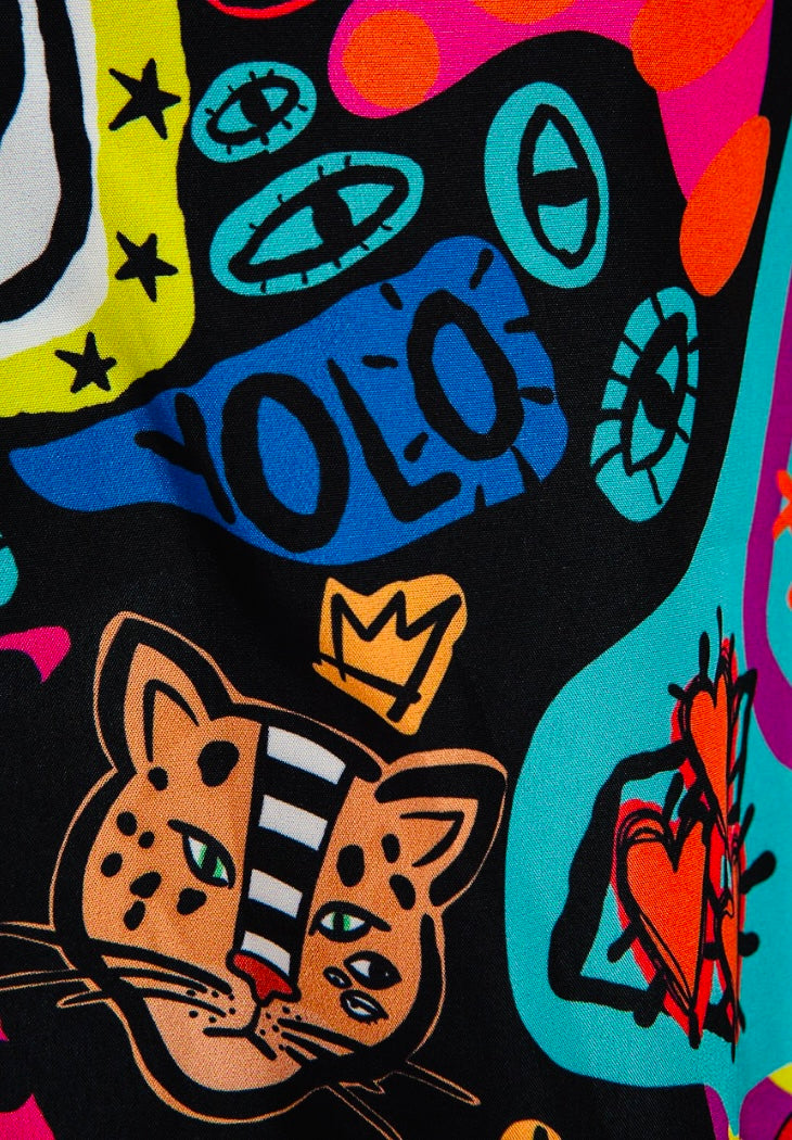 King Naked YOLO Bomber Rain Jacket