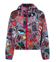 Load image into Gallery viewer, King Naked Hello You Bomber Rain Jacket
