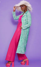 Load image into Gallery viewer, Velvet Sequin Bamboo Trench Coat
