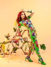 Load image into Gallery viewer, The Bird &amp; The Bees Green Dress by Raised by Danger.
