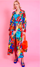 Load image into Gallery viewer, Lightweight Tencel Blend Digital Print Trench Coat
