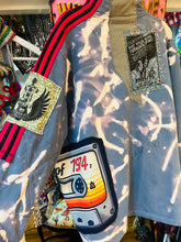 Load image into Gallery viewer, Red Mutha Custom  Reworked “Mix Tape 74” 1/4 Zip Sweatshirt
