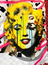Load image into Gallery viewer, British Chic Vintage Military Custom ReWorked Jacket with Original Marilyn Artwork
