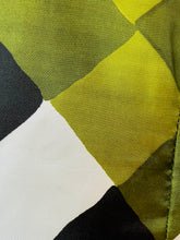 Load image into Gallery viewer, Harlequin Green &amp; Black blouse
