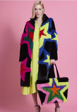 Load image into Gallery viewer, Handmade Bamboo Faux Fur Star Coat

