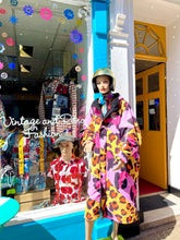 Load image into Gallery viewer, Ekosy Pink &amp; Yellow Cheetarah Robe
