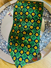 Load image into Gallery viewer, Groovy Green Vintage Next Floral Tie
