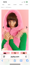 Load image into Gallery viewer, Pink Hand Made Bamboo Faux Fur Check Gilet
