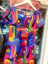 Load image into Gallery viewer, Quirkybird Limited Edition Blue Lagoon Flippy Hem Dress.

