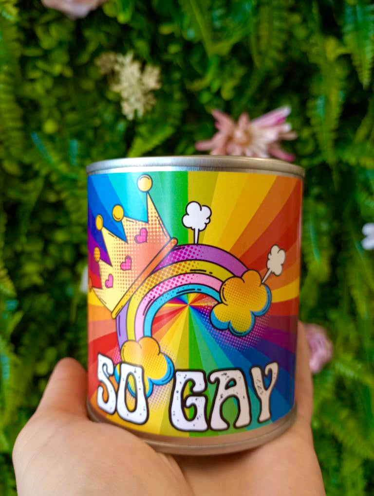 Candle Mad Candle in a Tin…. So Gay❤️