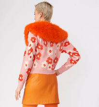 Load image into Gallery viewer, Floral Cashmere &amp; Banana Peel Blend Jayley Collection Cardigan
