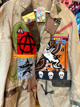 Load image into Gallery viewer, Red Mutha Unique One of a kind Custom ReWorked Punk/Street style jacket
