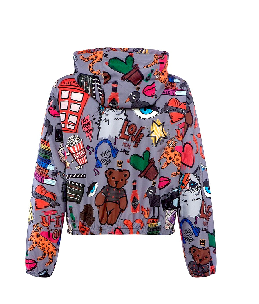 King Naked Hello You Bomber Rain Jacket