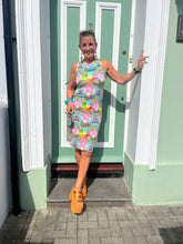Load image into Gallery viewer, Quirkybird Limited Collection Rainbow Swan Short Dress.
