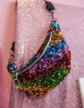 Load image into Gallery viewer, Luxury Sequin Oversize Cross Body Bag
