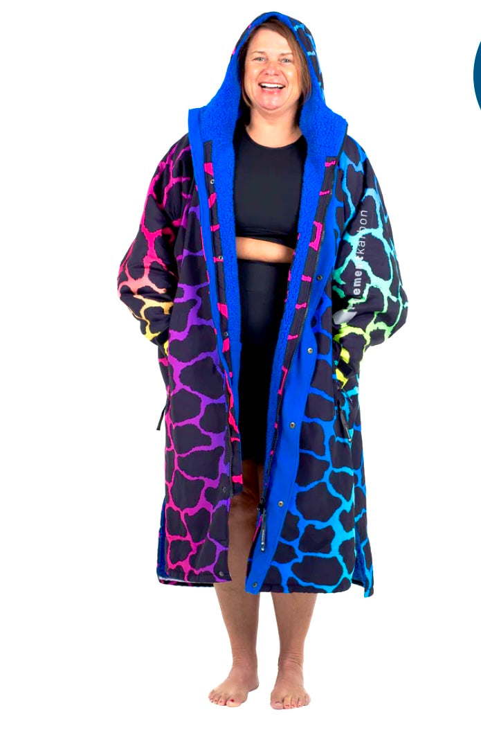 Ekosy Rainbow Giraffe Unisex Dry Robe