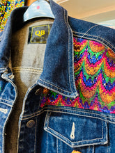 Load image into Gallery viewer, QuirkyBird Customised ReWorked Denim Jacket
