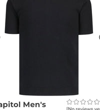 Load image into Gallery viewer, Capitol Men's Retro 60s Zip Polo Knitted
Shirt - Black/Green
