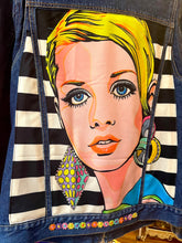 Load image into Gallery viewer, Denim Jacket Custom ReWorked by QuirkyBird
