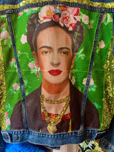 Load image into Gallery viewer, QuitkyBird Customised ReWorked Denim Jacket - Frida
