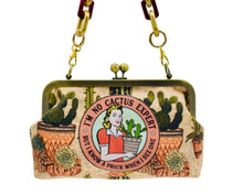 Load image into Gallery viewer, Bits and Bags Handmade Cactus Expert Clutch
