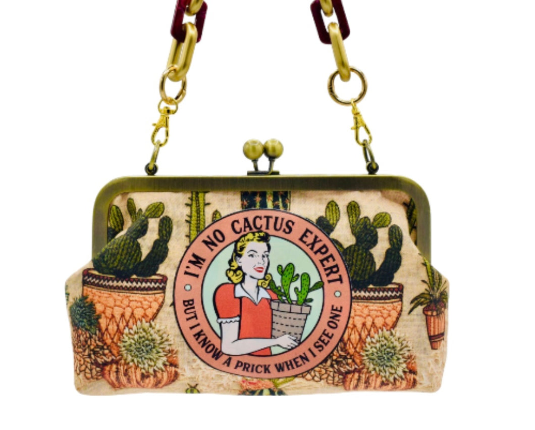 Bits and Bags Handmade Cactus Expert Clutch
