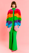 Load image into Gallery viewer, Jayley Rainbow Midi Coat
