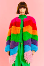 Load image into Gallery viewer, Jayley Rainbow Midi Coat
