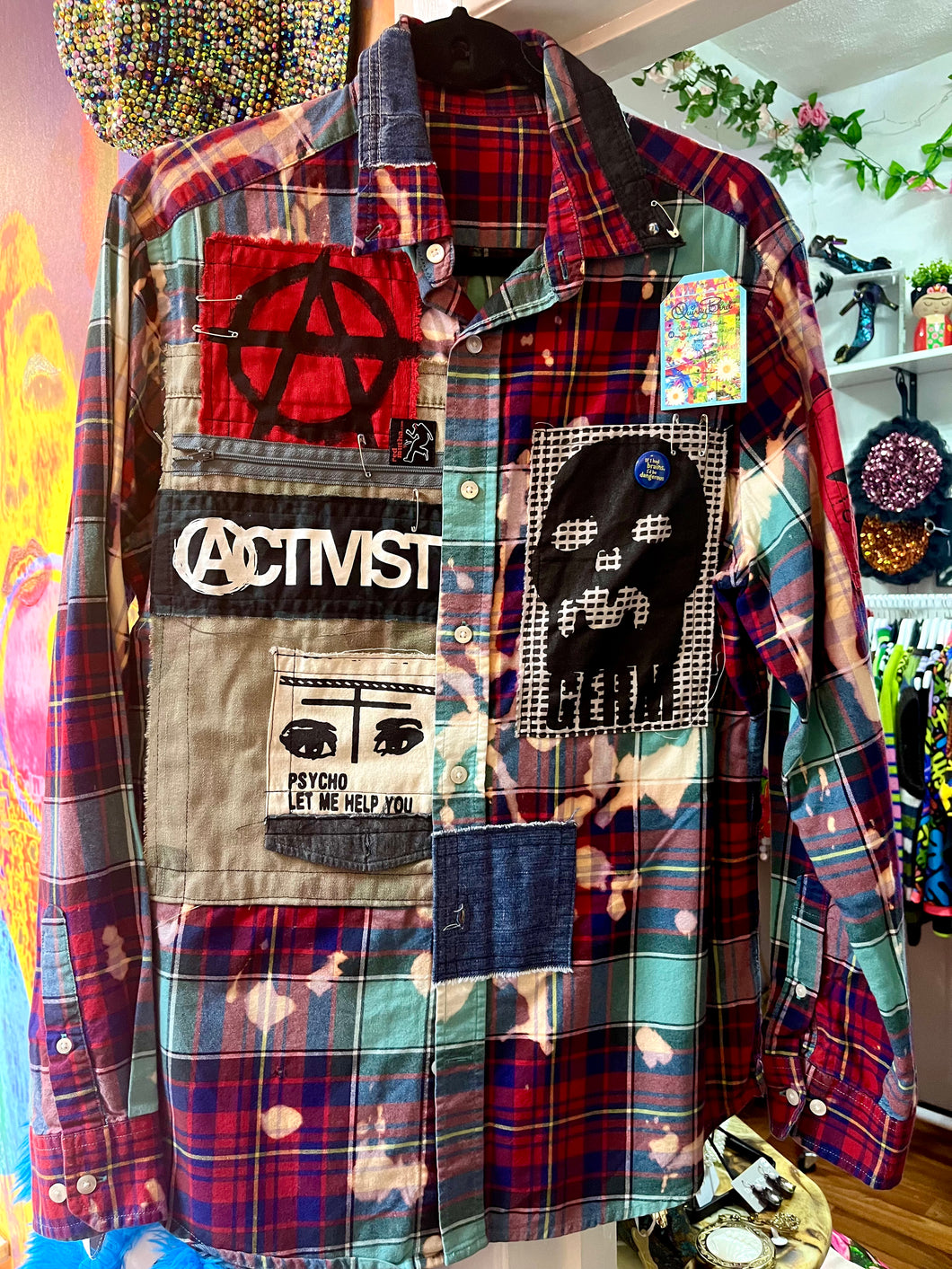 Red Mutha Custom/ReWorked Vintage Shirt