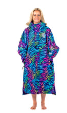 Load image into Gallery viewer, Ekosy Rainbow Zebra Unisex Dry Robe
