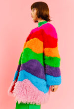 Load image into Gallery viewer, Jayley Rainbow Midi Coat
