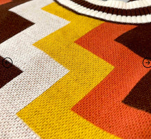Load image into Gallery viewer, Madcap Rainmaker Retro 70s Step Jacquard Knit Tee in Potting Soil
