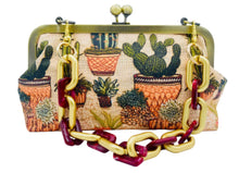 Load image into Gallery viewer, Bits and Bags Handmade Cactus Expert Clutch
