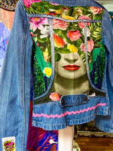 Load image into Gallery viewer, QuirkyBird Customised ReWorked Denim Jacket
