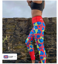 Load image into Gallery viewer, Be Seen Red Element Karbon Active Wear Leggings
