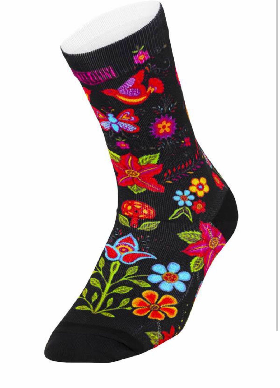 Cycology Quality Unisex Compression Cycling Socks - Design Frida