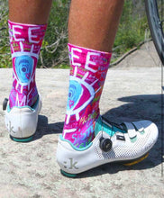 Load image into Gallery viewer, Cycology Quality Unisex Compression Cycling Socks - Design See Me
