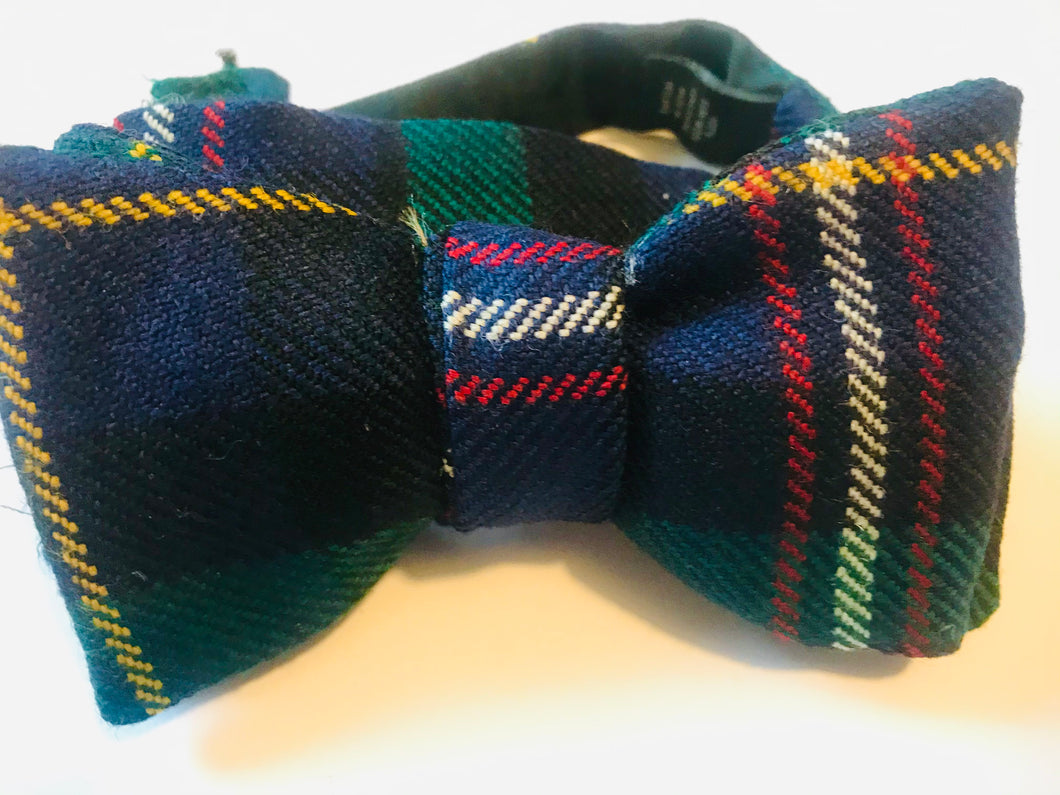 Brand New Tartan Wool Bow Tie