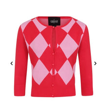Load image into Gallery viewer, Harlequin Diamond Collectif Cardigan
