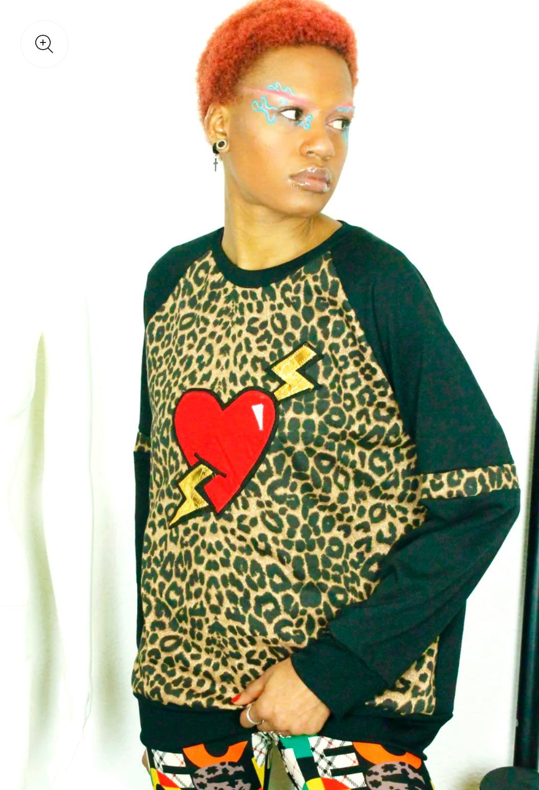 Love Hurts Leopard Sweat